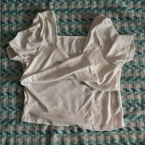 SHEIN white Crop Top